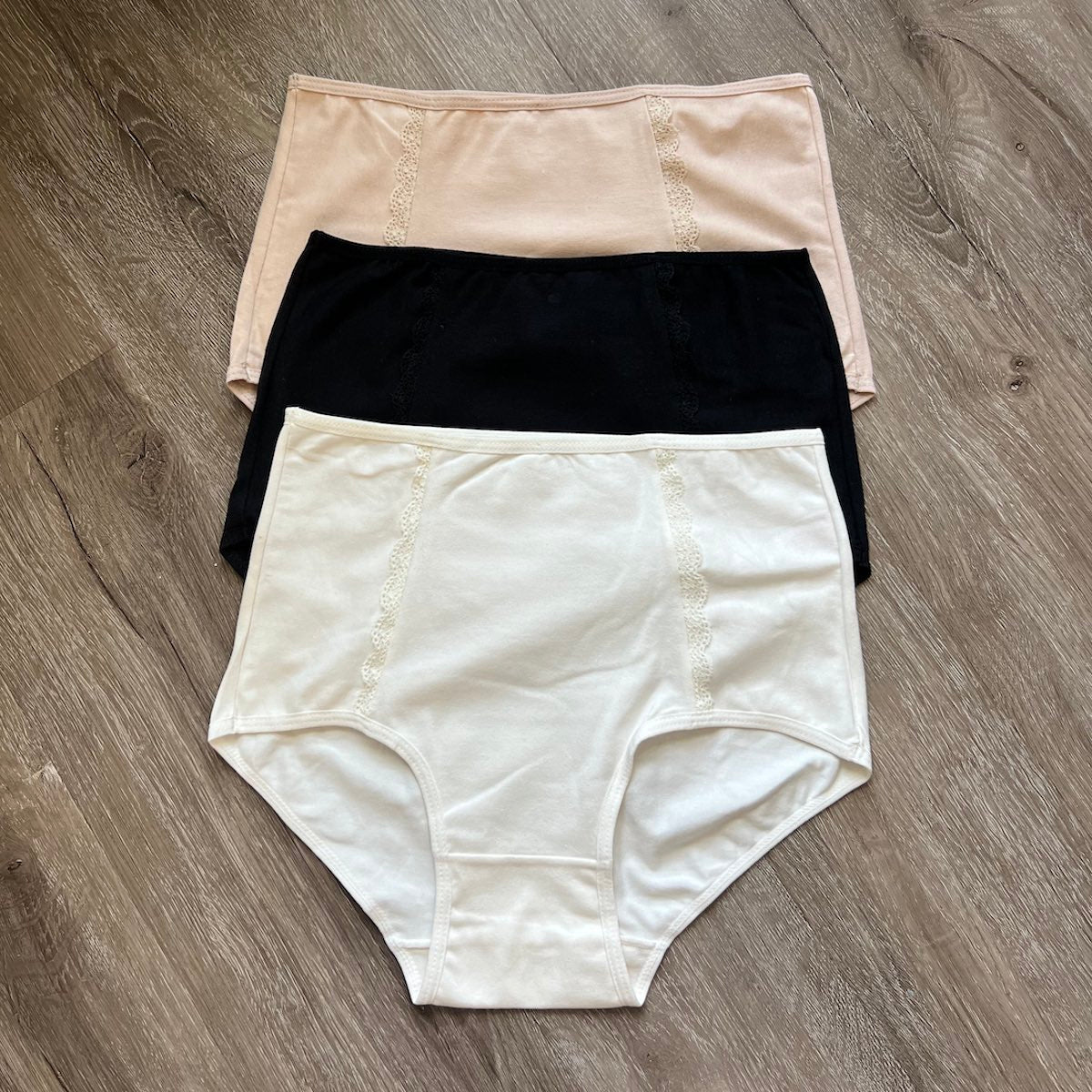 Panty Clásico Algodón Pack x3 / Mujer Ref. E-303 - Piña del Mar - Colombia