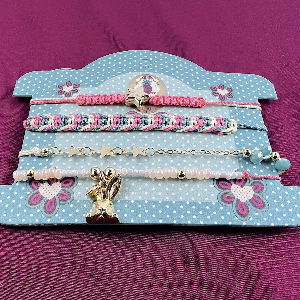 Pulsera Bunny y Mar Set x6 / Mujer E-5034 - Piña del Mar - Colombia