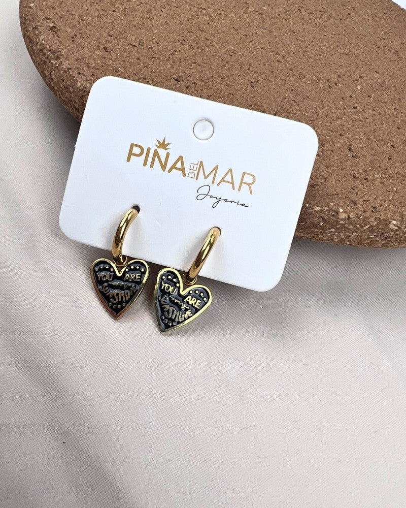 Aretes Madeira Mujer / E-E114G