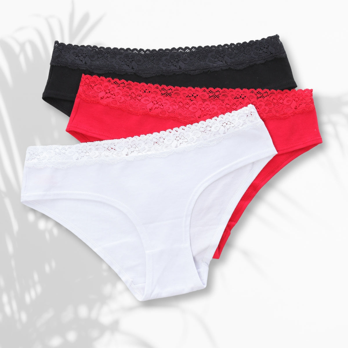 Panty Algodón solo fondo Pack x3 / Mujer Ref. E-2030 - Piña del Mar - Colombia