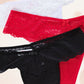 Panty Brasilera con Cintura en Encaje Pack x3 / Mujer Ref. E-2022 - Piña del Mar - Colombia