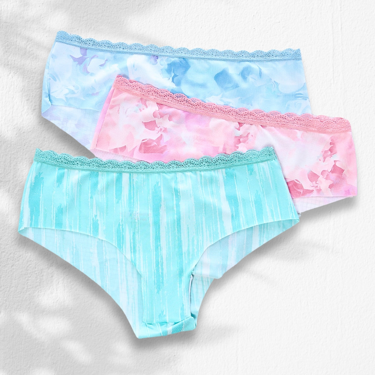 Panty Cachetero Invisible Est Surtido Pack x3 / Mujer Ref. E-2011 - Piña del Mar - Colombia